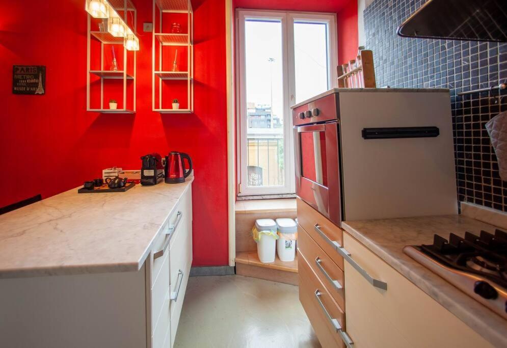 Ferienwohnung Red House Ostiense Historic Building Rom Exterior foto
